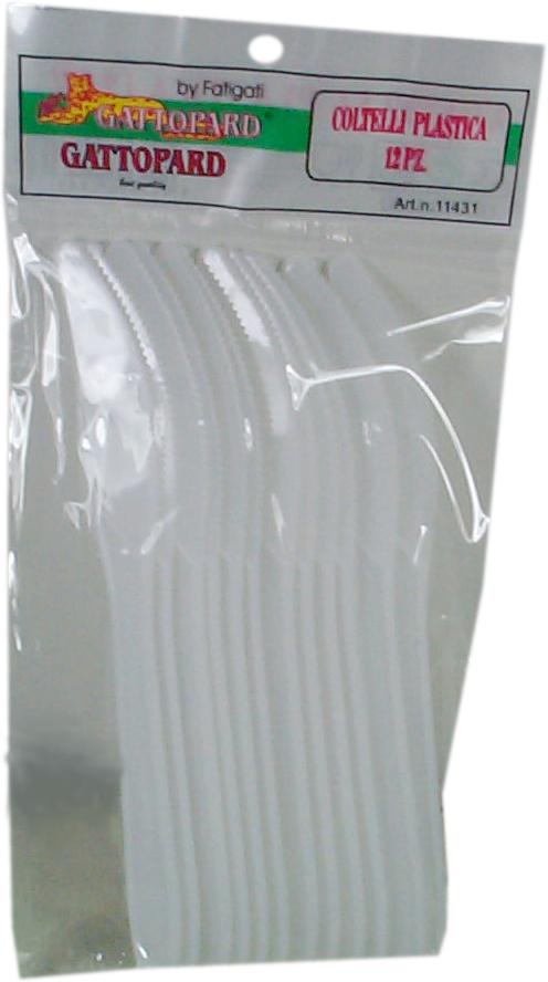 Coltelli plastica 12 pz